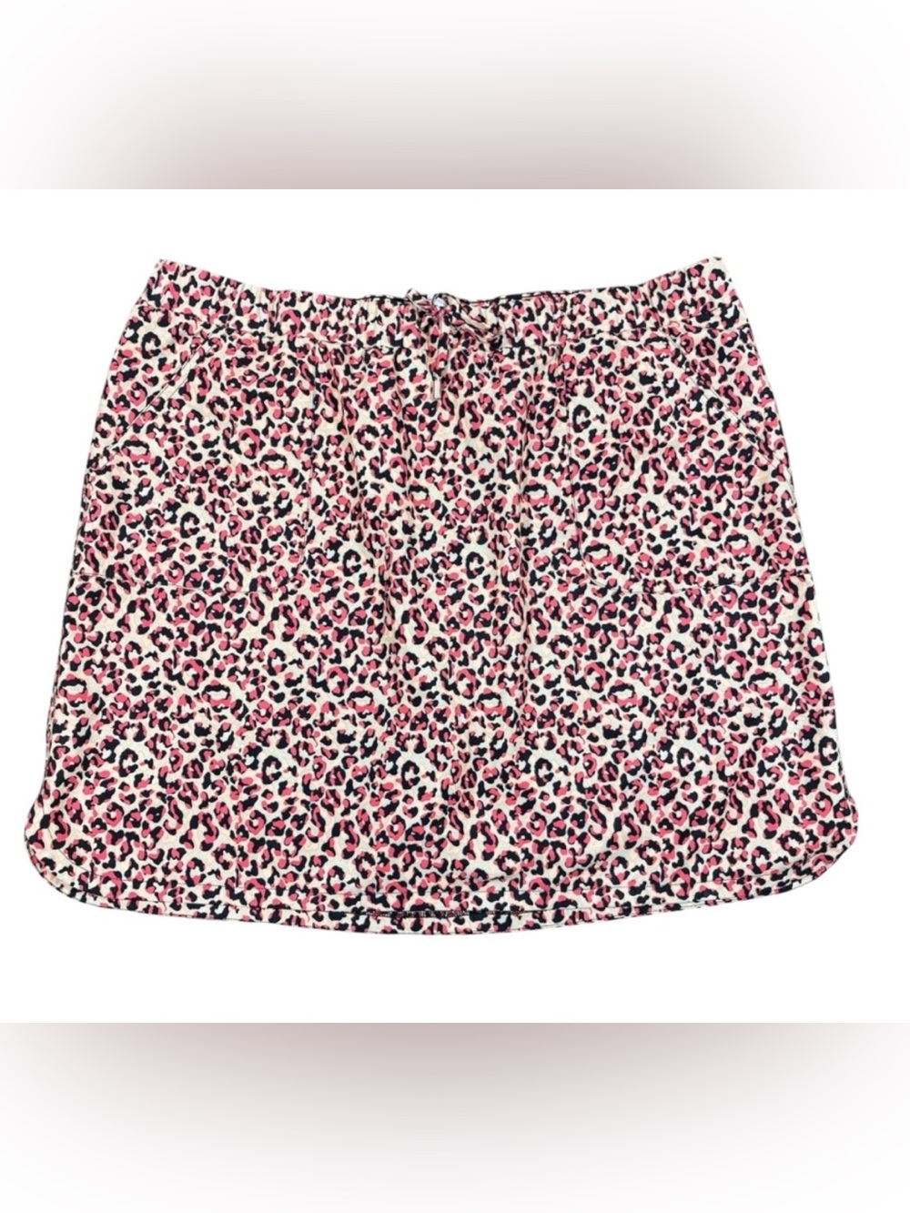 Chicos Zenergy Leopard Print Skort Built In Shorts Athletic Golf Skirt Sz3 (16)